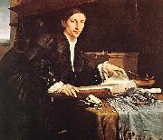 Lorenzo Lotto Portrait of a Gentleman in his Study china oil painting artist